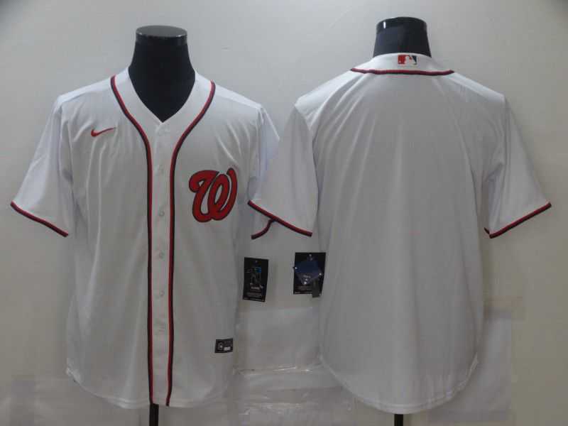 Men Washington Nationals Blank White Game Nike MLB Jerseys Men Washington Nationals Blank White Game Nike MLB Jerseys